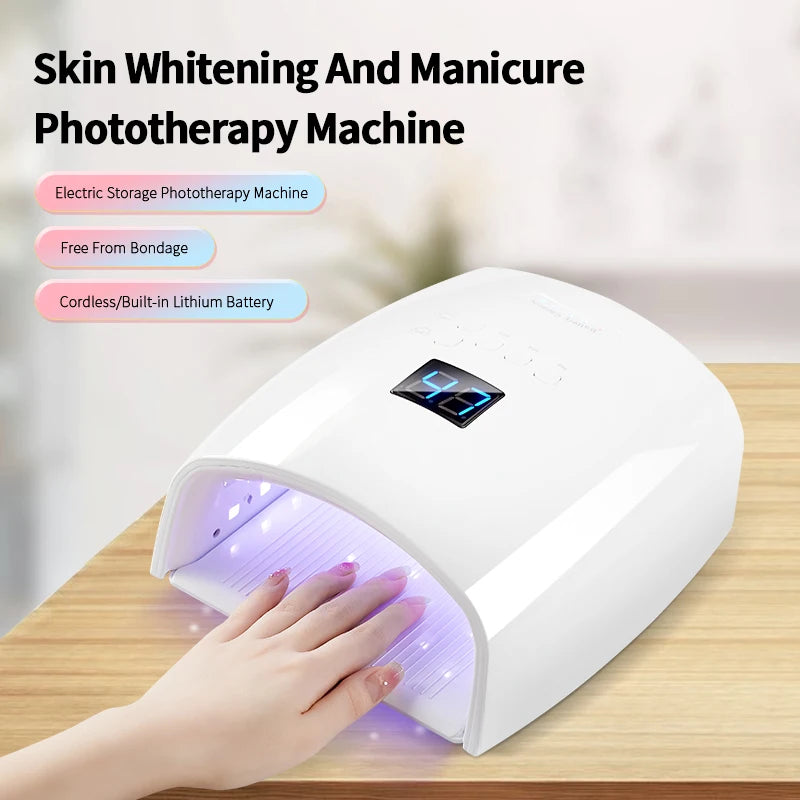 Wireless Rechargeable UV LED Nail Dryer for Gel Polish