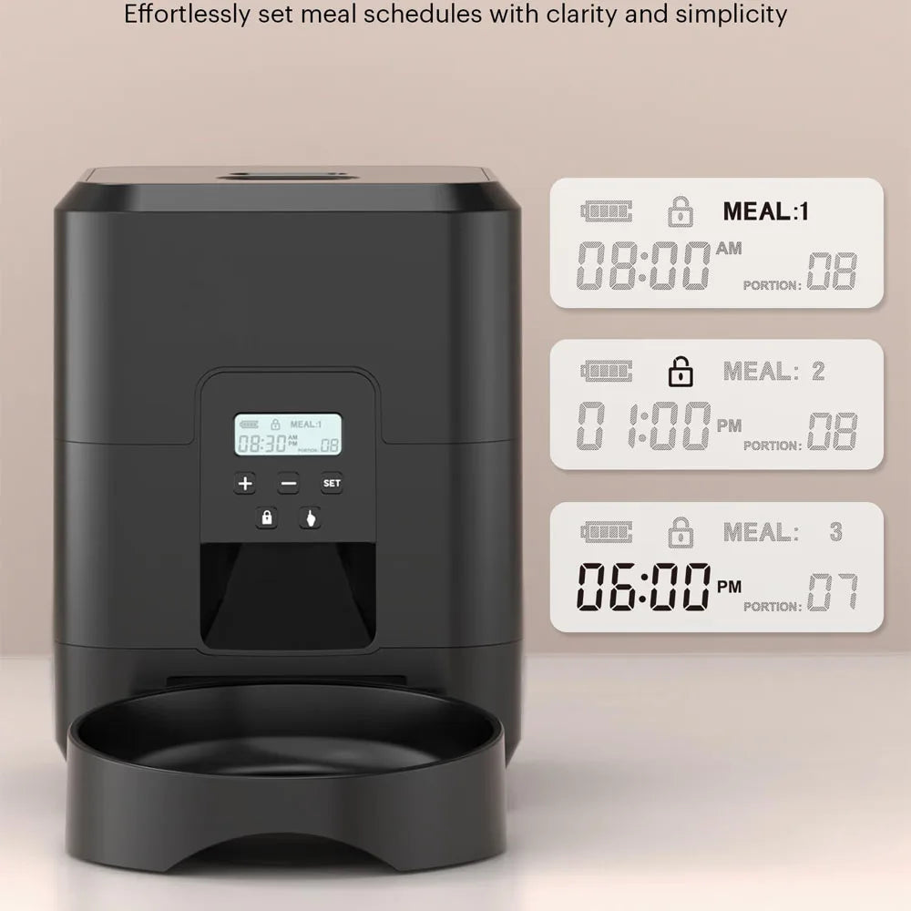 Smart Automatic Pet Feeder for Cats and Dogs
