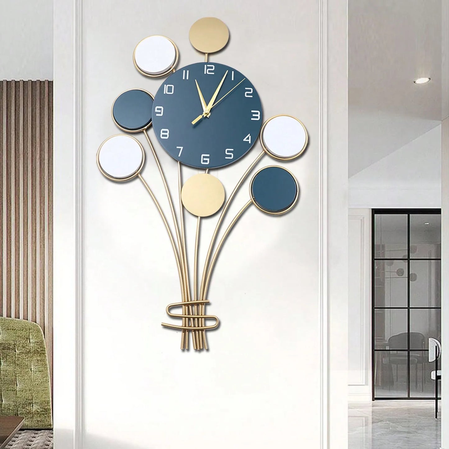 Modern Minimalist Wall Clock for Luxury Home Decor