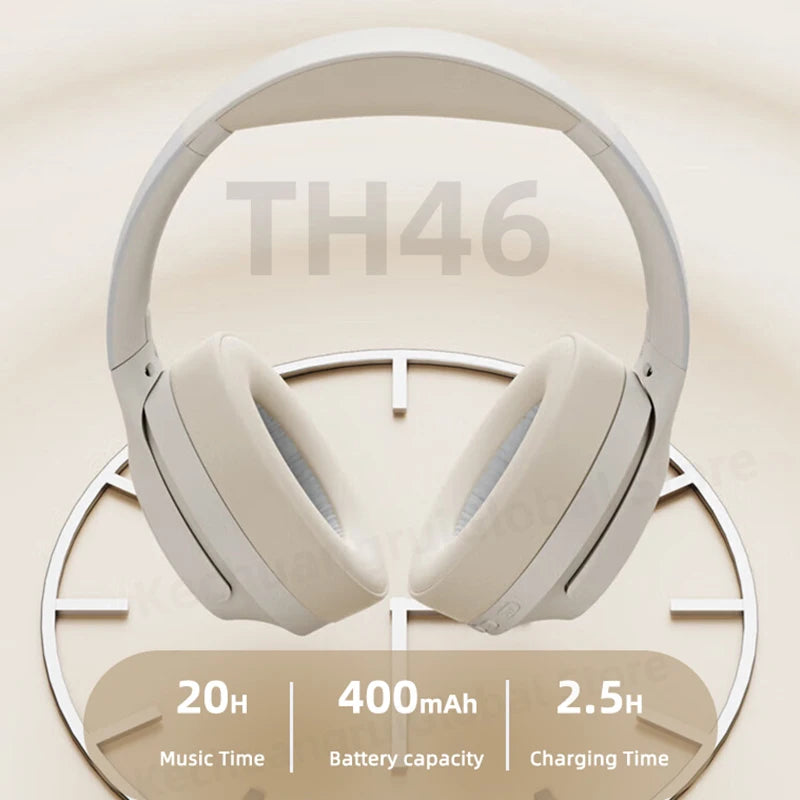Lenovo Th46 Wireless Bluetooth 5.4 Headphones Scalable ANC Earbuds 400mAh Battery