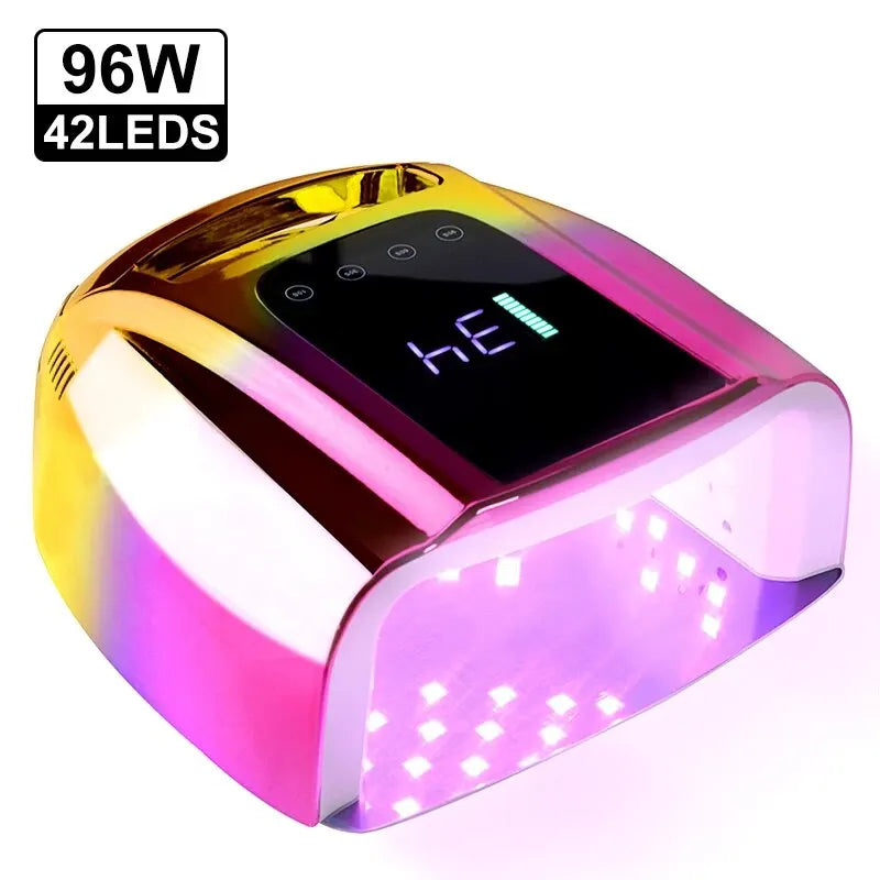 Rechargeable UV Nail Lamp Dryer with Wireless Curing Technology