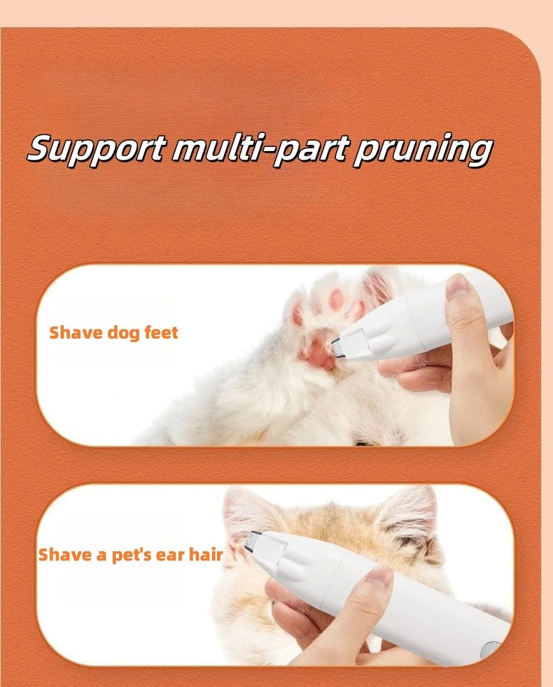 Dog Grooming Kit Electric Nail Grinder and Paw Trimmer