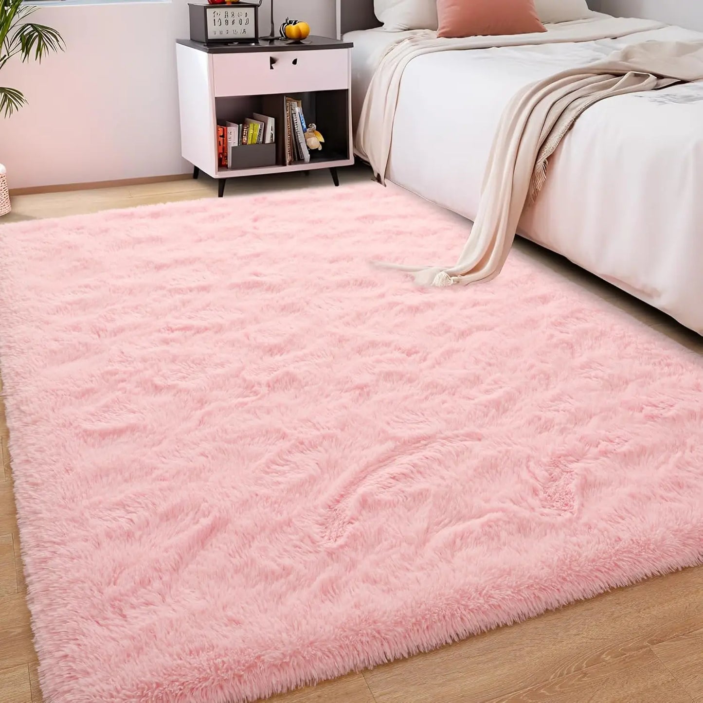 Fluffy Ultra Soft Indoor Area Rug for Kids and Nursery