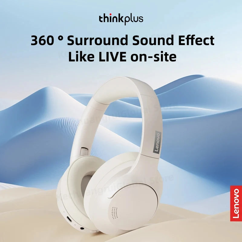 Lenovo Th46 Wireless Bluetooth 5.4 Headphones Scalable ANC Earbuds 400mAh Battery