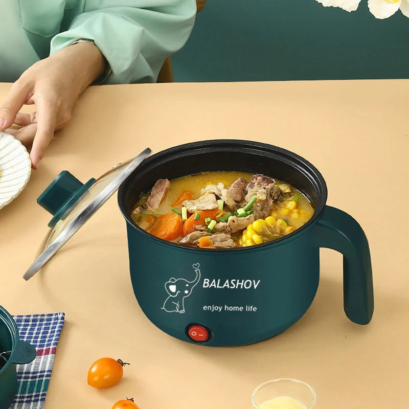 Mini Electric Cooker Multifunctional Hot Pot for Easy Cooking