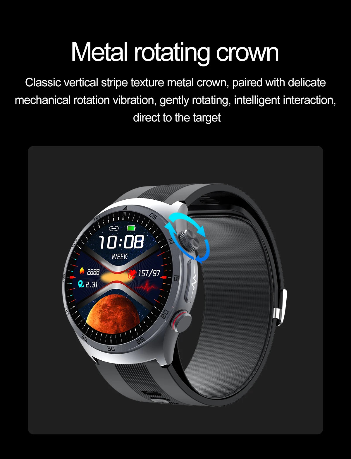 S25 Smart Watch with Blood Pressure ECG Heart Rate Tracker