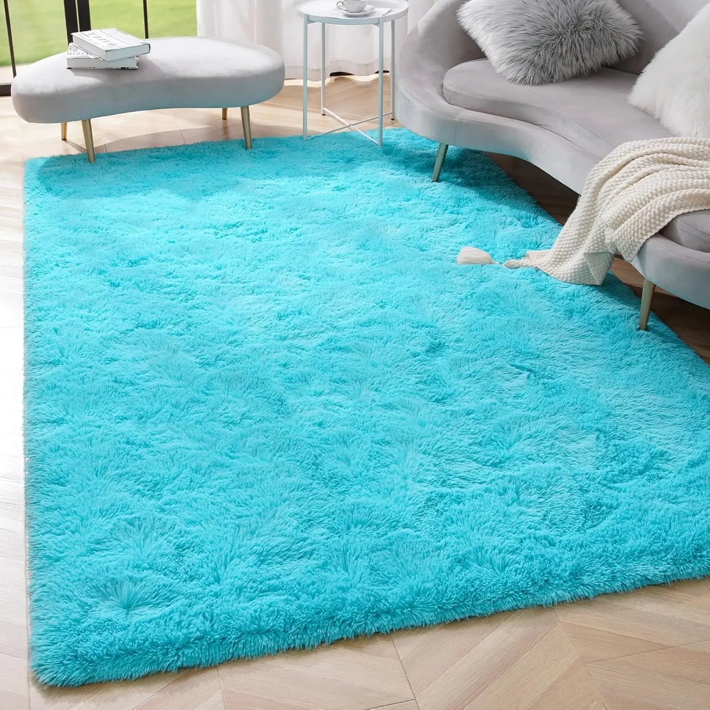 Fluffy Ultra Soft Indoor Area Rug for Kids and Nursery
