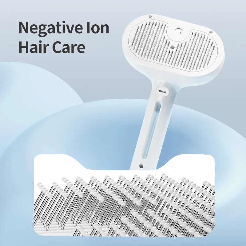 ROJECO Pet Spray Hair Comb Electric Straightener and Massage Brush