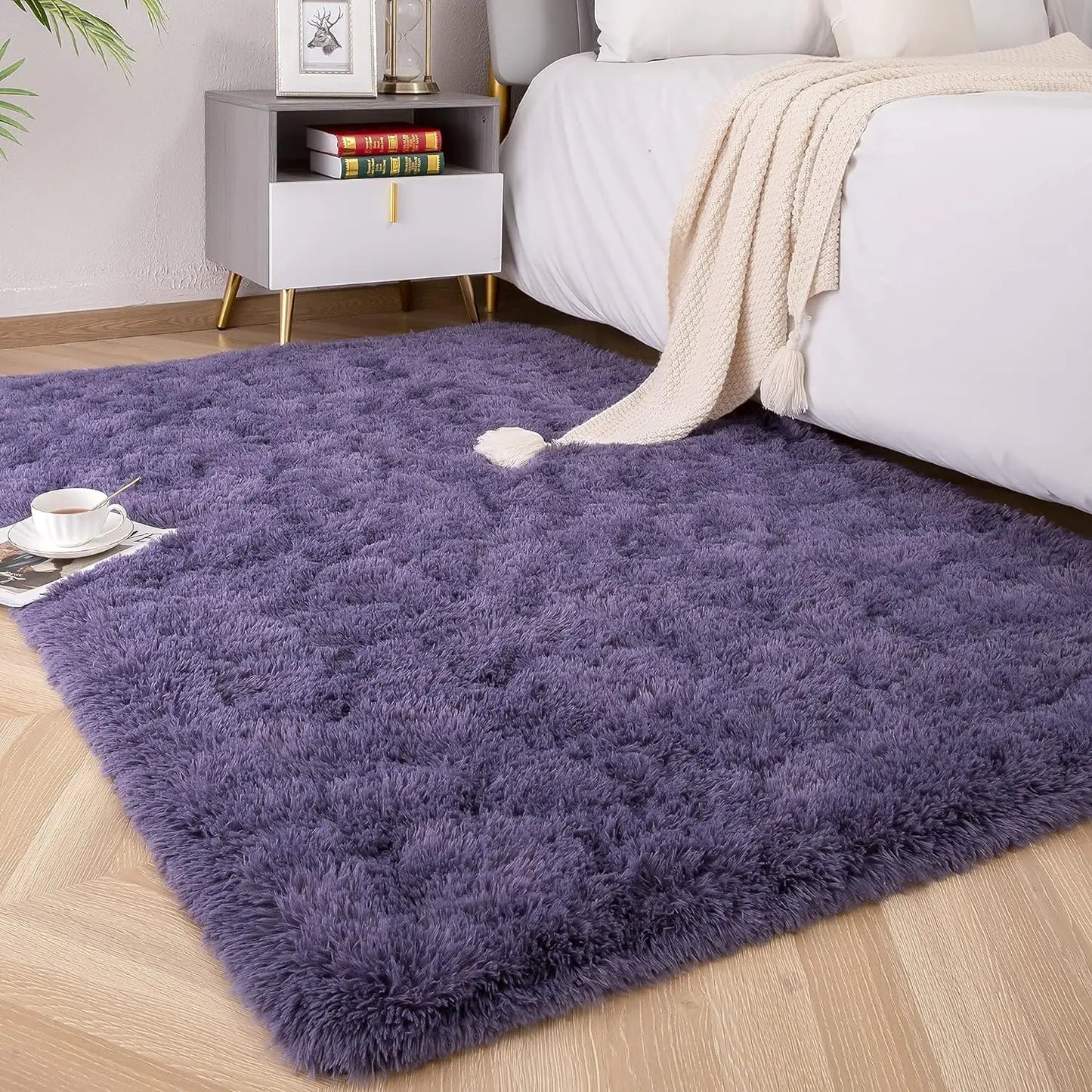 Fluffy Ultra Soft Indoor Area Rug for Kids and Nursery