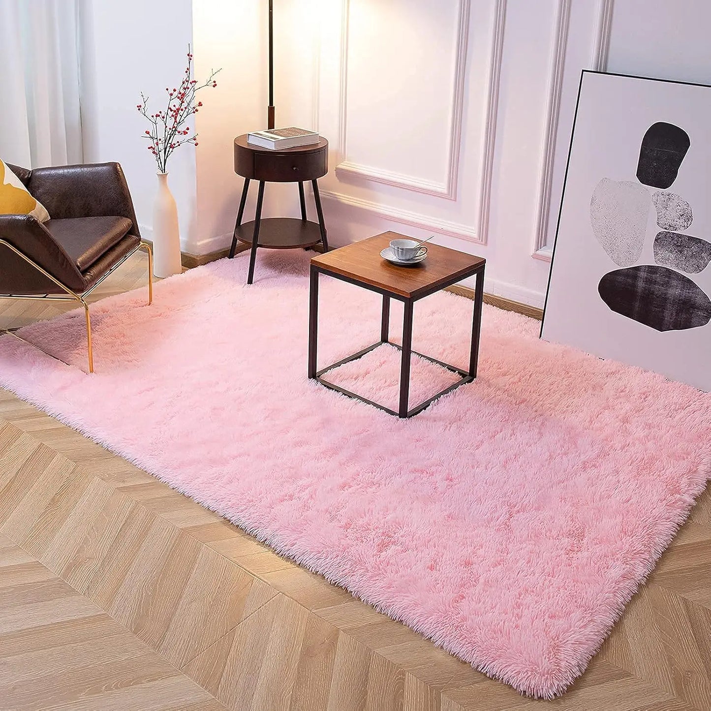 Fluffy Ultra Soft Indoor Area Rug for Kids and Nursery