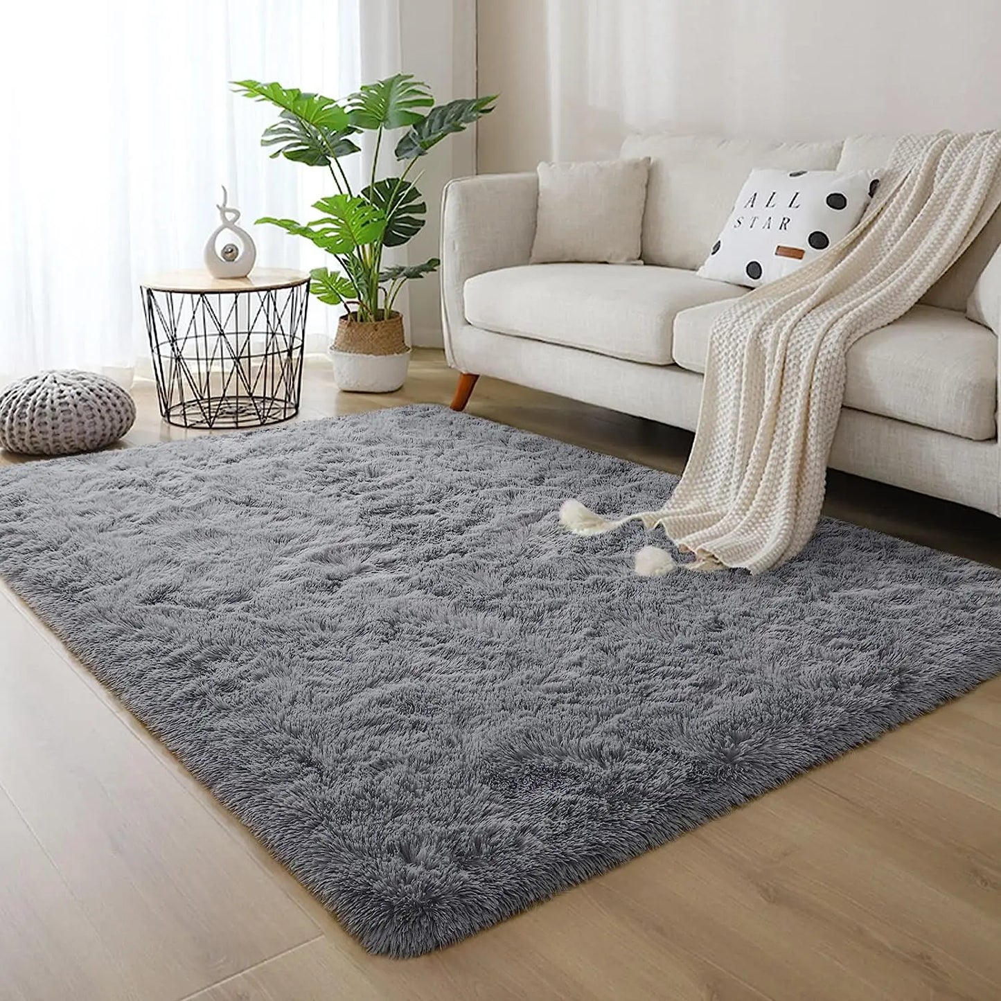 Fluffy Ultra Soft Indoor Area Rug for Kids and Nursery