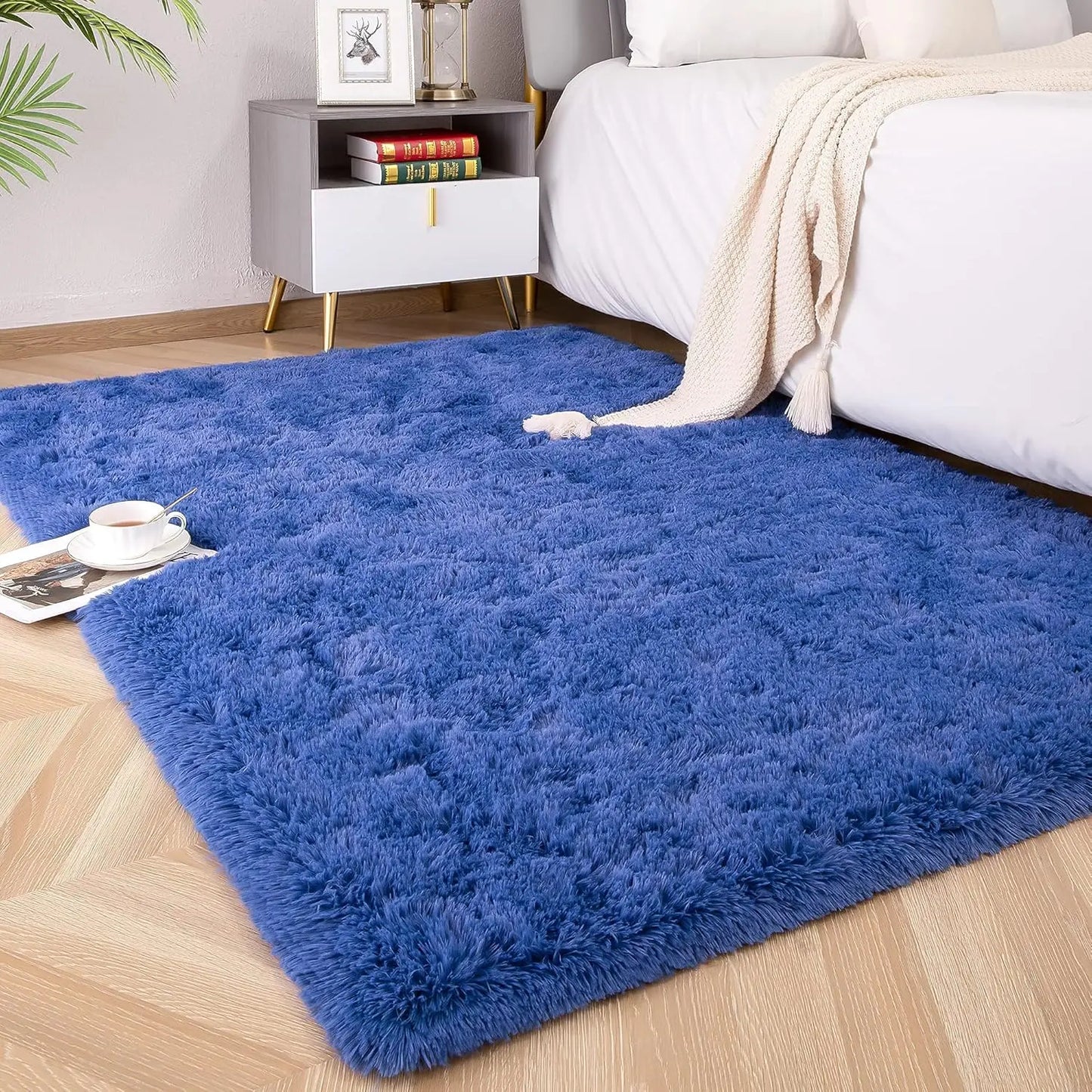 Fluffy Ultra Soft Indoor Area Rug for Kids and Nursery