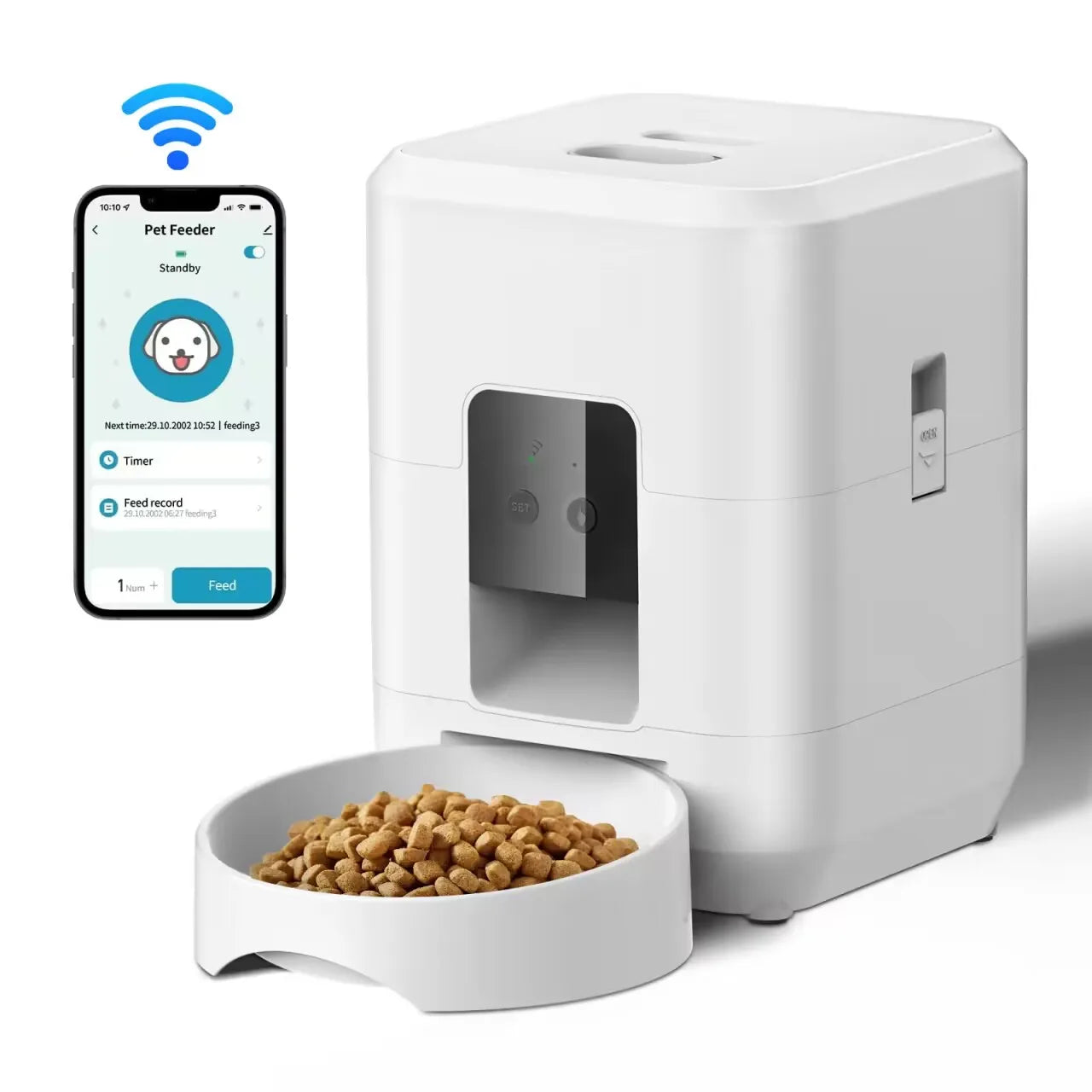 Smart Automatic Pet Feeder for Cats and Dogs
