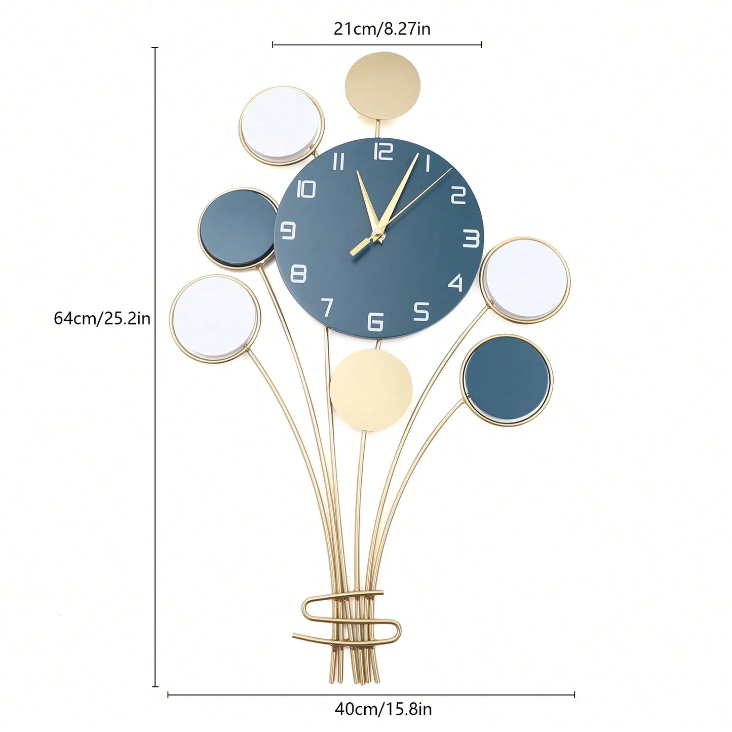 Modern Minimalist Wall Clock for Luxury Home Decor