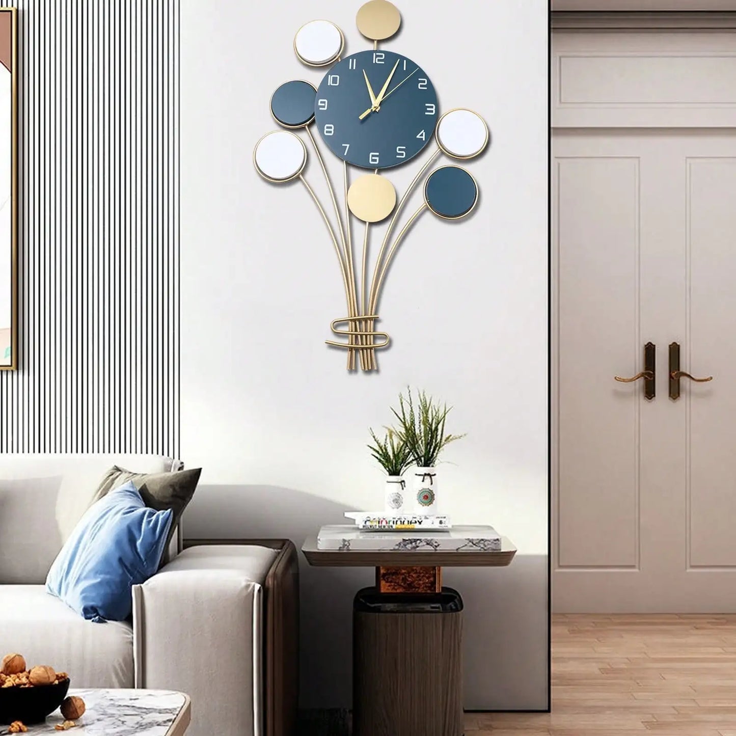 Modern Minimalist Wall Clock for Luxury Home Decor