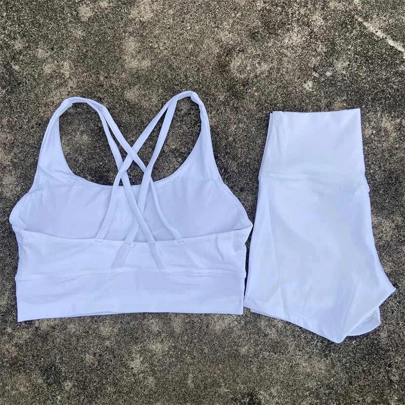 Yoga Clothes Set for Women Fitness and Workout Activities