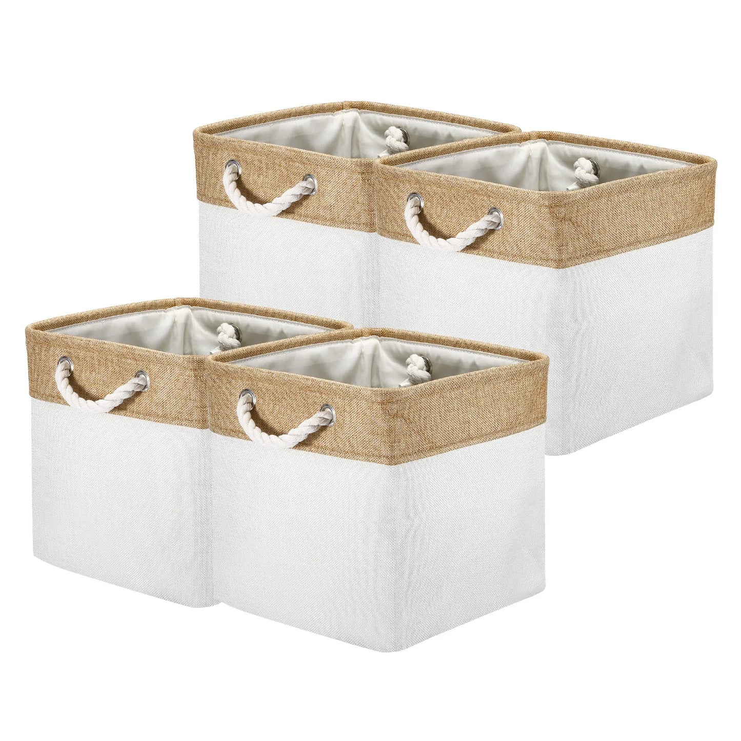 Cube Folding Storage Baskets for Home Organization and Clutter Control