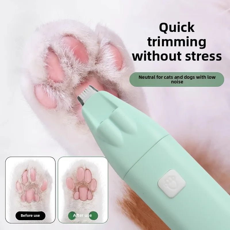 Dog Grooming Kit Electric Nail Grinder and Paw Trimmer