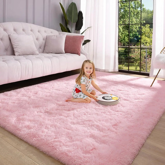 Fluffy Ultra Soft Indoor Area Rug for Kids and Nursery