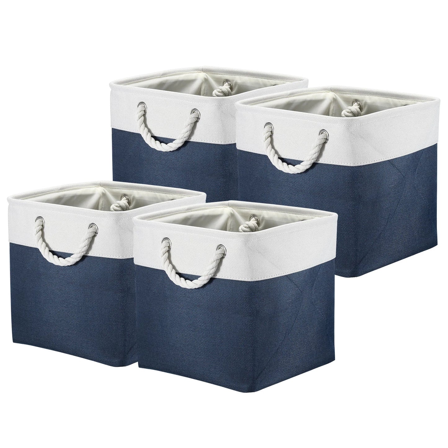 Cube Folding Storage Baskets for Home Organization and Clutter Control