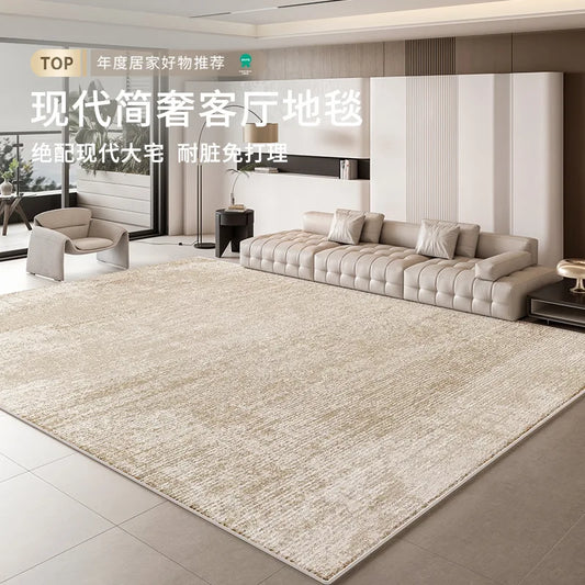 Retro Washable Waterproof Carpet for Living Room and Bedroom