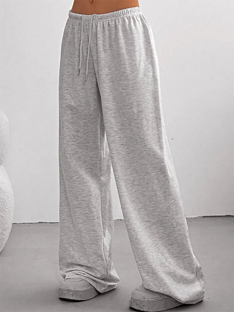 Women's Slim Fit Casual Lace-up Trousers for Summer Fashion