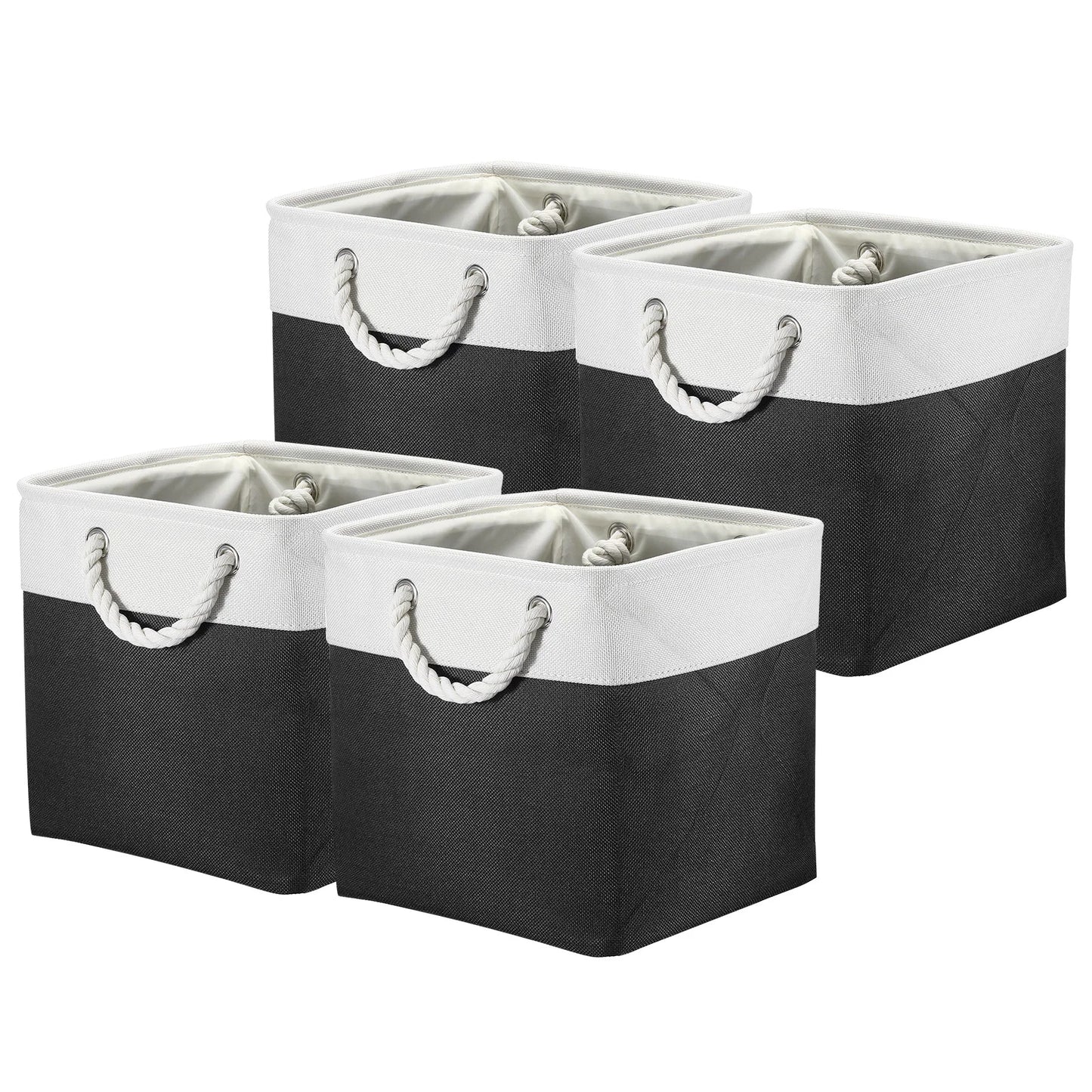 Cube Folding Storage Baskets for Home Organization and Clutter Control
