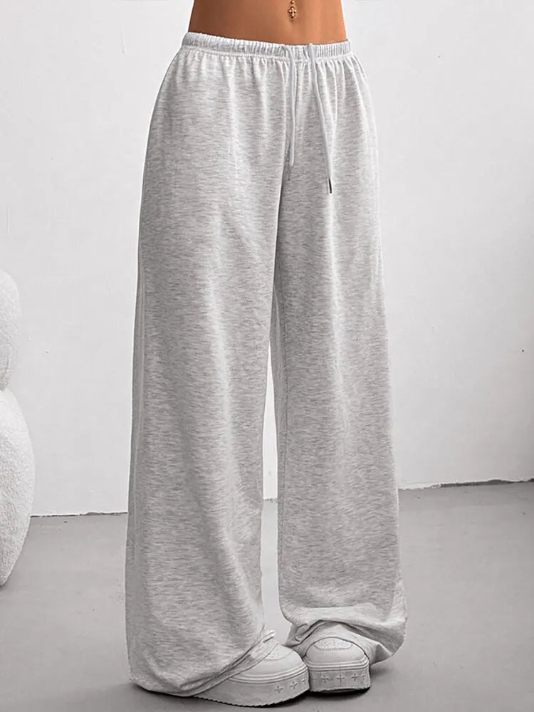 Women's Slim Fit Casual Lace-up Trousers for Summer Fashion