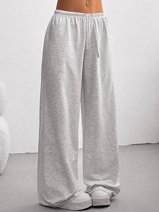 Women's Slim Fit Casual Lace-up Trousers for Summer Fashion
