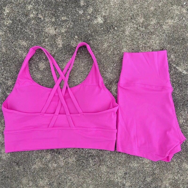 Yoga Clothes Set for Women Fitness and Workout Activities
