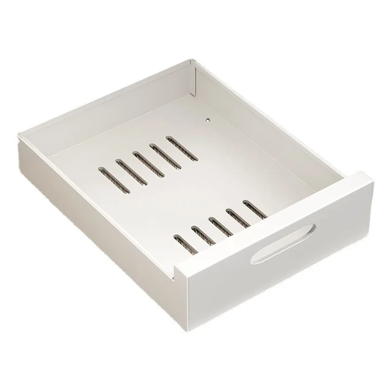 In-Cabinet Pulley Drawer Shelf Organizer for Efficient Kitchen Storage