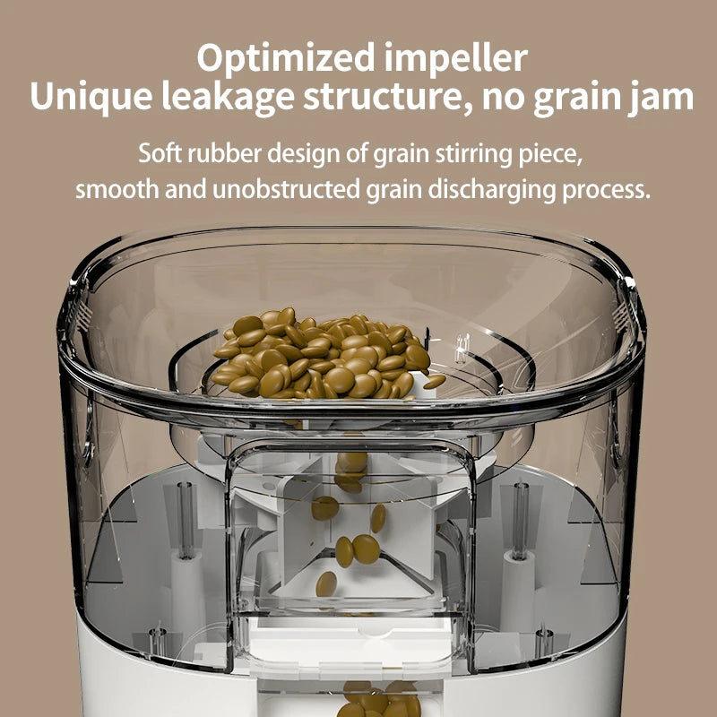 Smart Automatic Pet Feeder with WiFi and Double Bowl