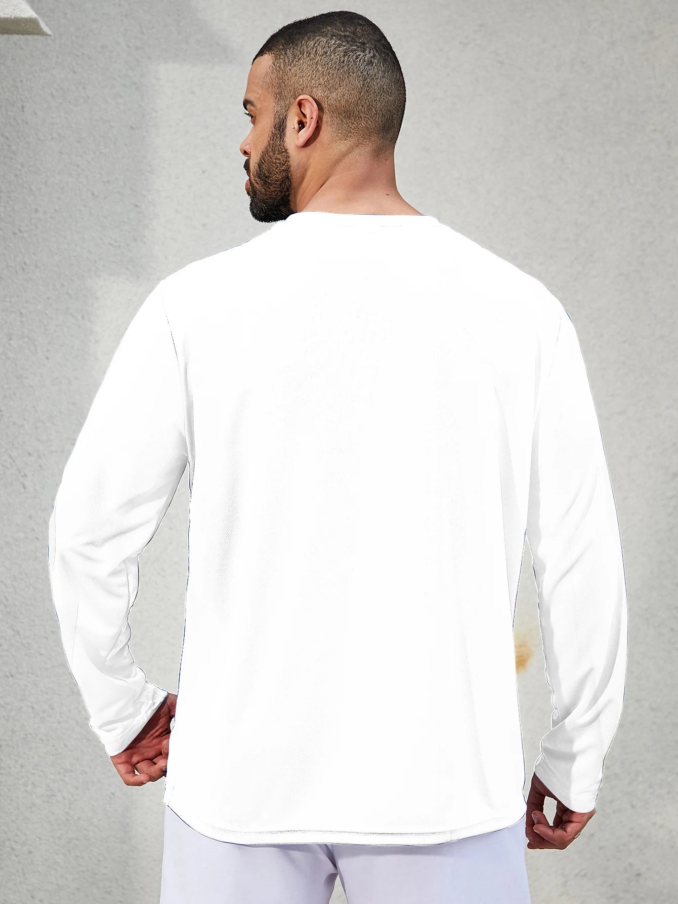 Men's Speed Dry Long Sleeve T-Shirt for Sports and Fishing