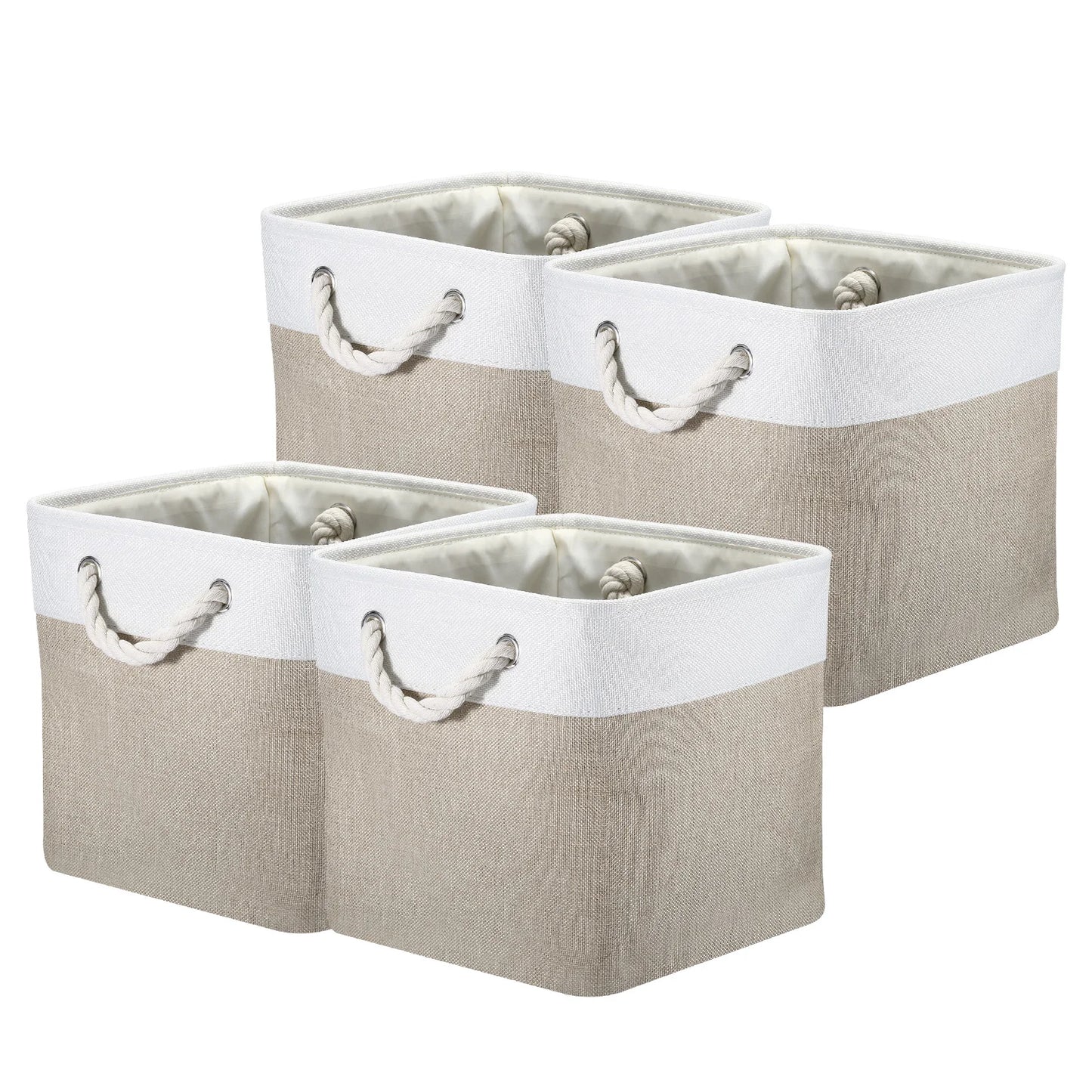 Cube Folding Storage Baskets for Home Organization and Clutter Control