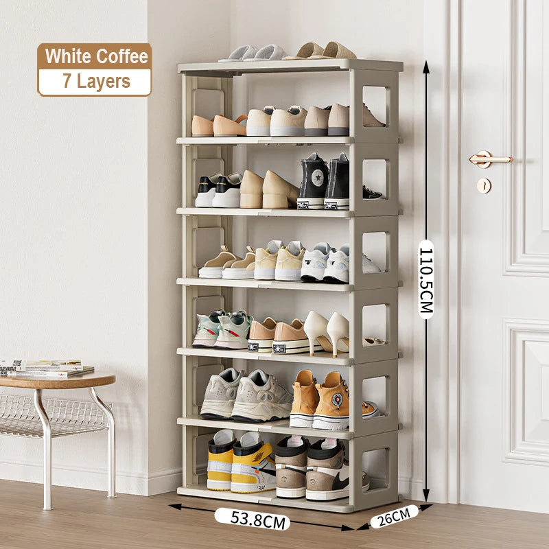 Foldable Shoe Rack Multi-Function Entryway Organizer Storage Solution