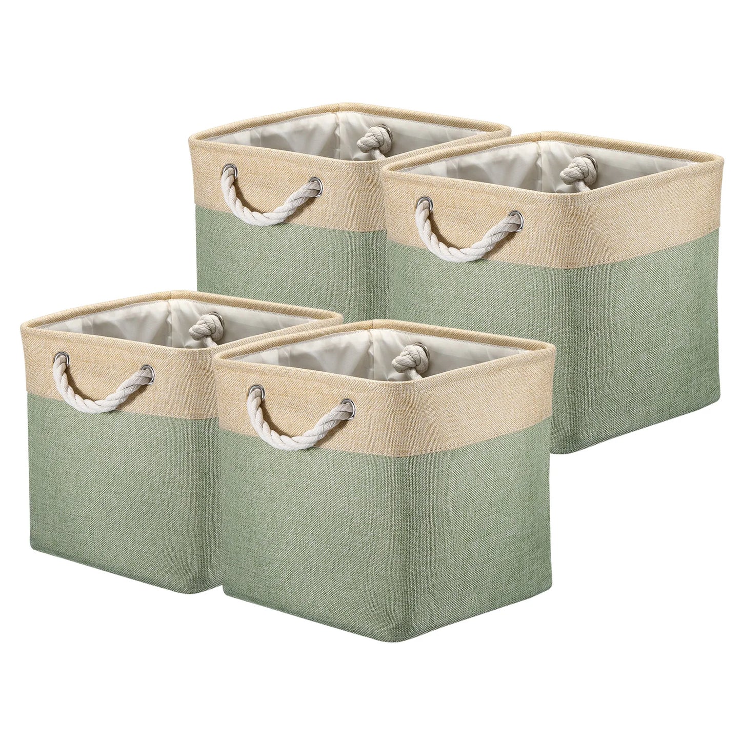 Cube Folding Storage Baskets for Home Organization and Clutter Control