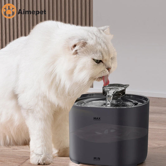 Automatic Cat Water Fountain with Filtered Moving Water