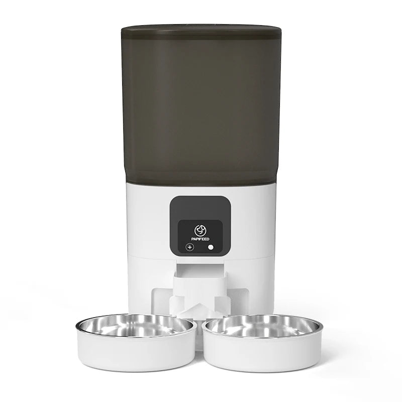 Smart Automatic Pet Feeder with WiFi and Double Bowl