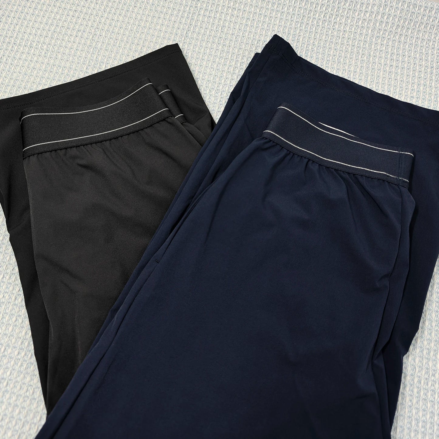 Women's Casual Loose Suit Pants High Waisted Straight Leg Trousers