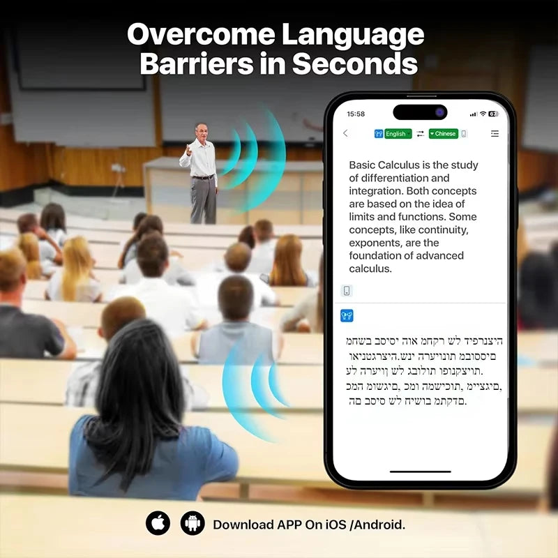 AI Language Translator Earbuds for Multilingual Travel and Business