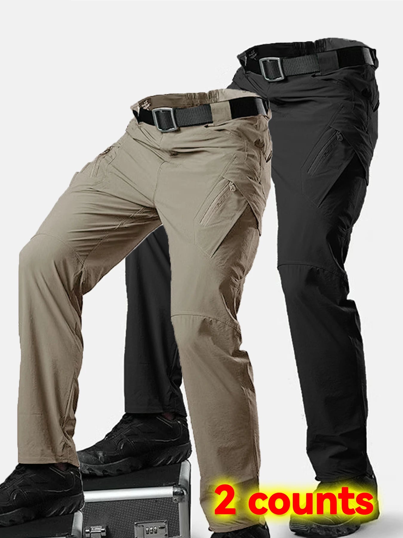 Quick Dry Multi Pocket Tactical Pants for Outdoor Adventures