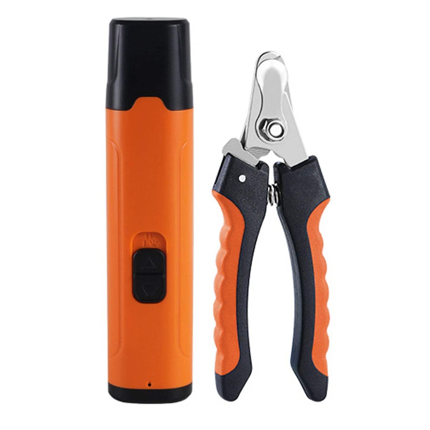 Electric Dog Nail Grinder and Clipper Set with Safety Guard