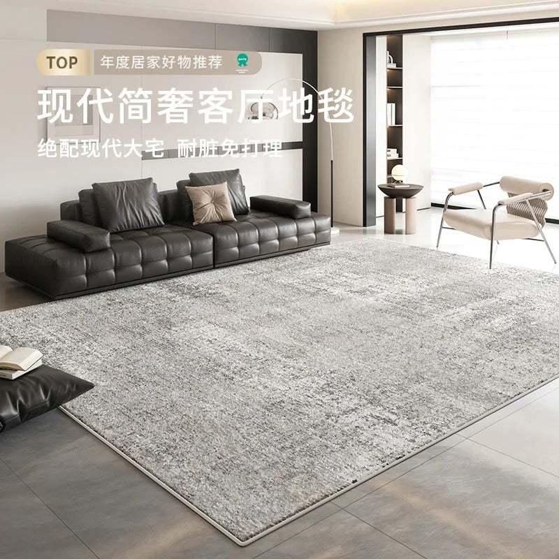 Retro Washable Waterproof Carpet for Living Room and Bedroom