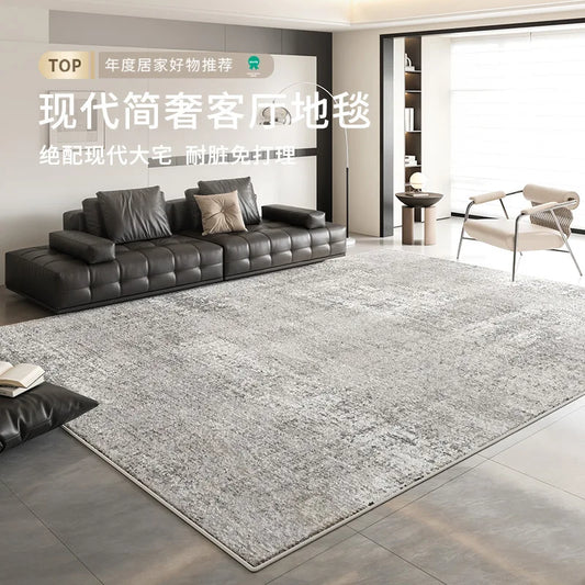 Retro Washable Waterproof Carpet for Living Room and Bedroom