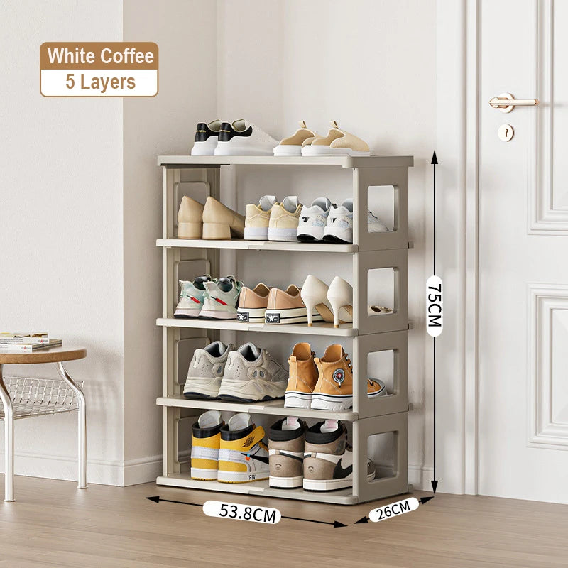Foldable Shoe Rack Multi-Function Entryway Organizer Storage Solution