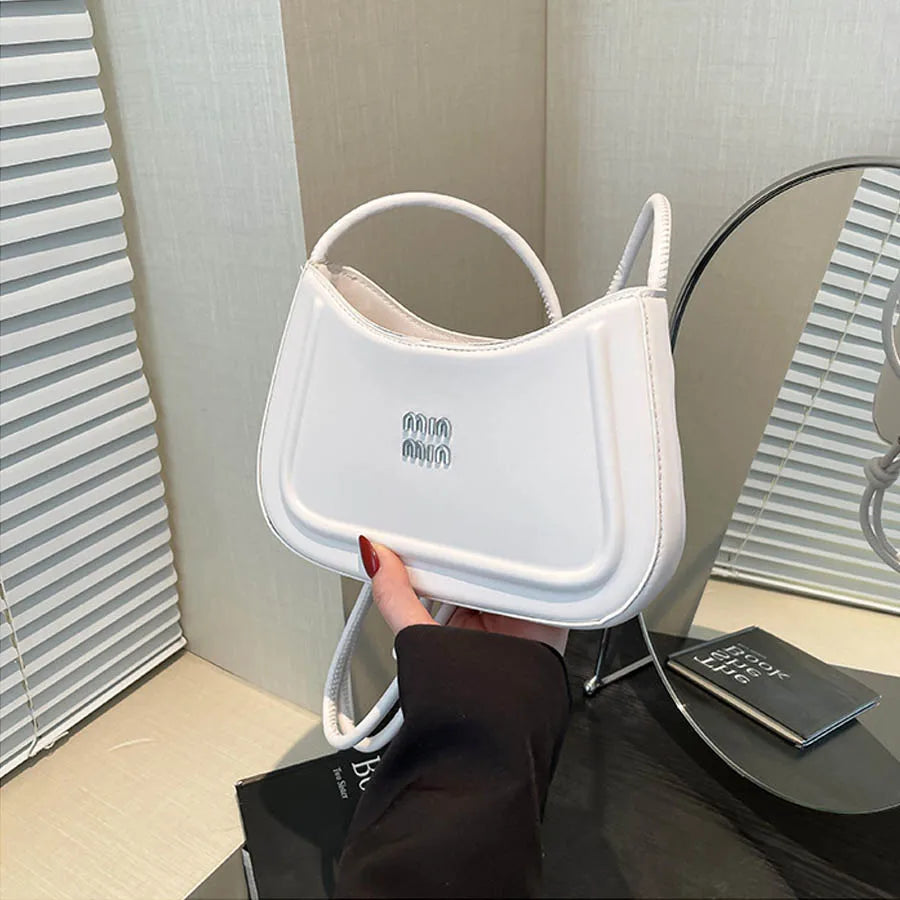 Korean Style Crescent Crossbody Handbag for Women Premium