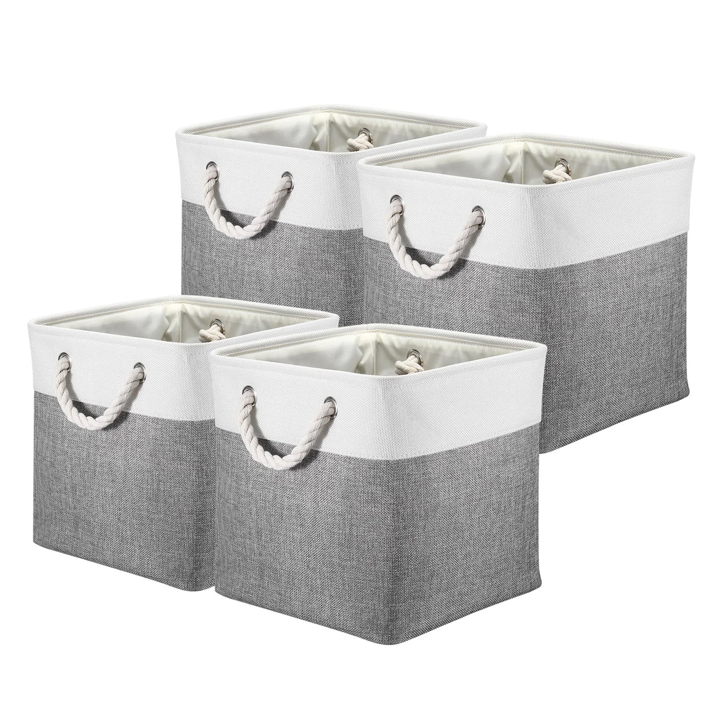 Cube Folding Storage Baskets for Home Organization and Clutter Control