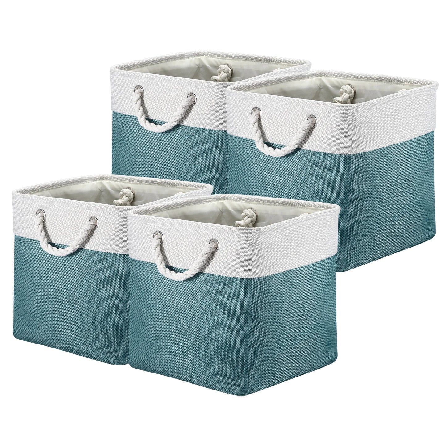 Cube Folding Storage Baskets for Home Organization and Clutter Control
